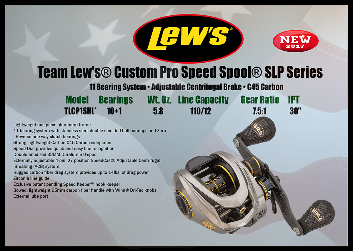 Lew's Custom Lite SLP Speed Spool Series – Hook, Line & Sinker