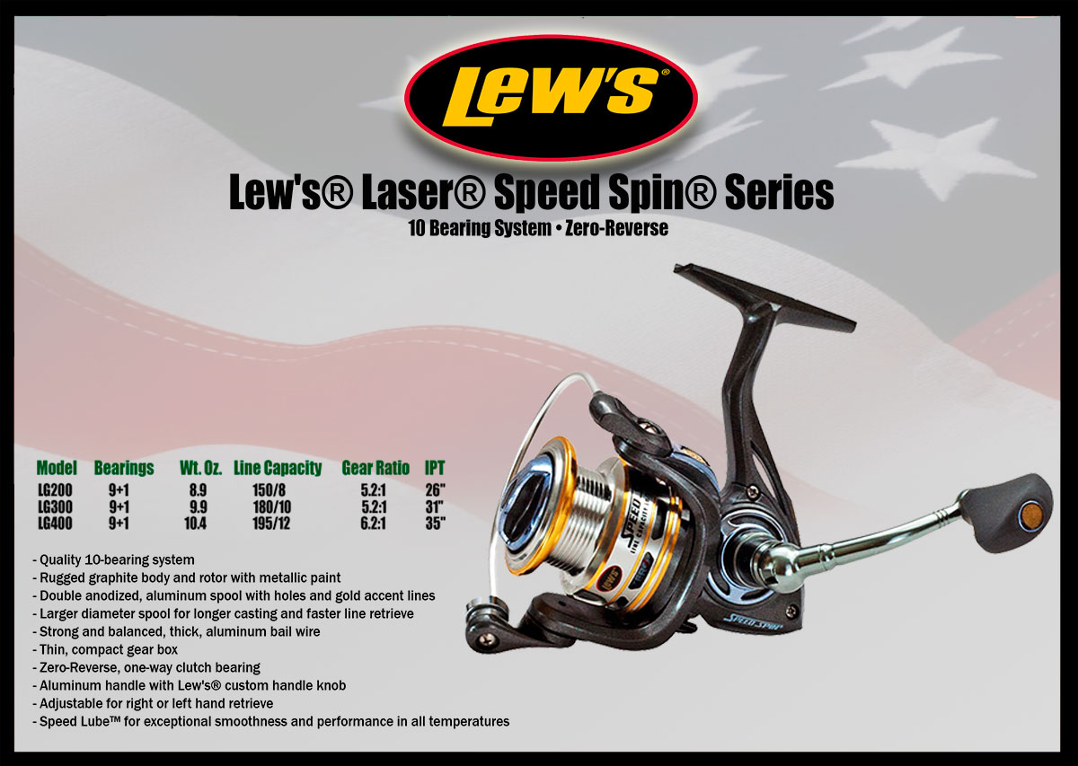 Lews Speed Spin LG 200