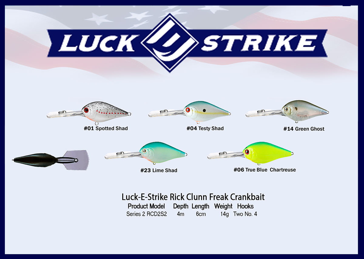 Luck E Strike Rick Clunn Freak Crankbait Series 4 – Fti Fishing