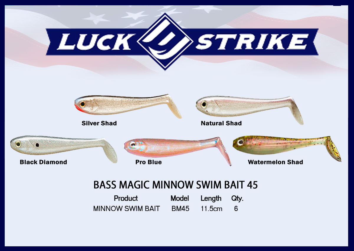 Luck E Strike Bass Magic Minnow 45 Swimbait – Fti Fishing