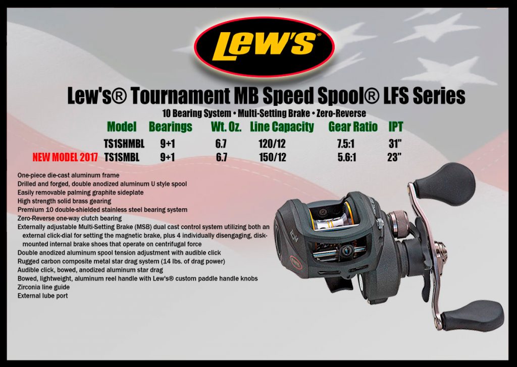 Moulinet Casting Lew's Speed Spool Inshore Lfs - Moulinets Carnassiers